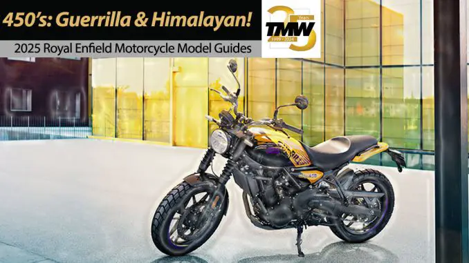New 2025 Royal Enfield Guerrilla & Himalayan 450