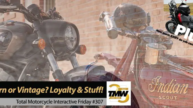 Interactive Friday: Modern Bike or Vintage? Brand Loyalty & Stuff!