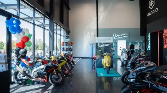 Grand opening of Piaggio Group exclusive flagship MotoPlex Rahal Piaggio Indianapolis