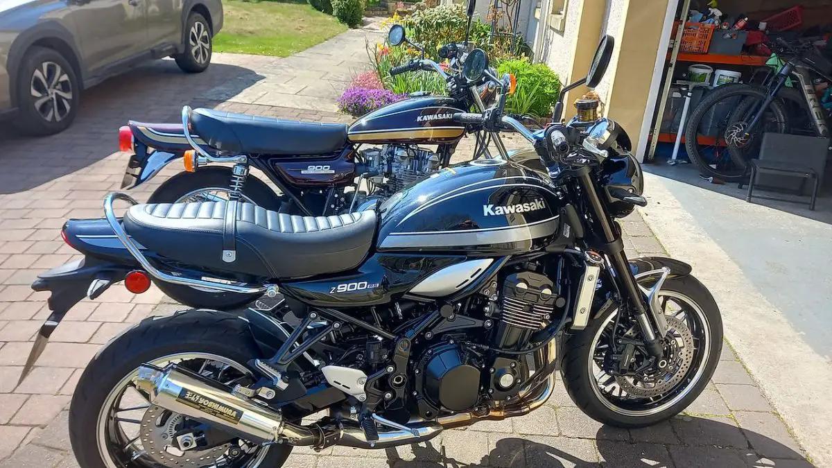 Z900 in 1976 and today's 2025 Kawasaki Z900RS