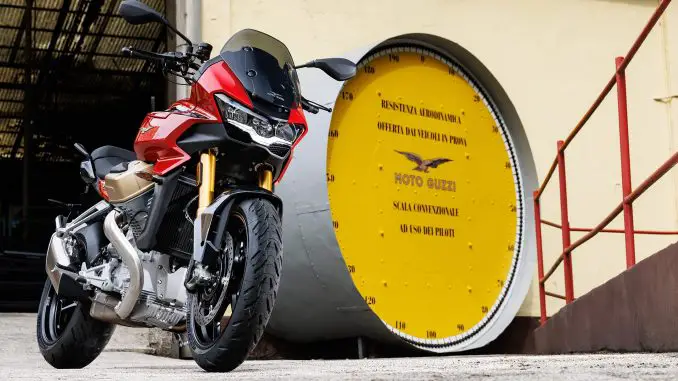 2025 Moto Guzzi V100 Mandello Wind Tunnel