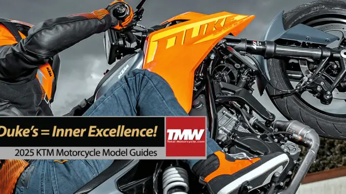 New 2025 KTM Duke Motorcycles: Inner Excellence