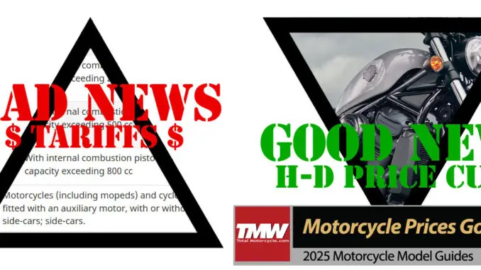 Harley-Davidson Price Cuts & Tariffs Increases Motorcycle Prices!