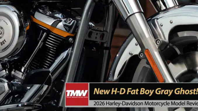 New 2025 Harley-Davidson Fat Boy Gray Ghost Dipped in Chrome and Style