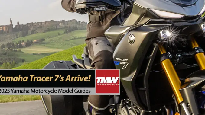 New Feature Rich 2025 Yamaha Tracer 7 Motorcycles Arrive