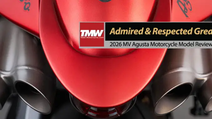 2026 MV-Agusta Superveloce 1000 AGO: Admired & Respected Greatness