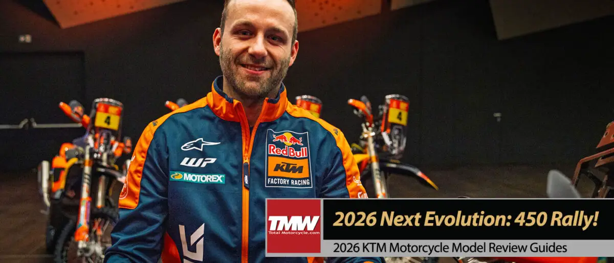 The Next Evolution: 2026 KTM 450 Rally Motorcycles!