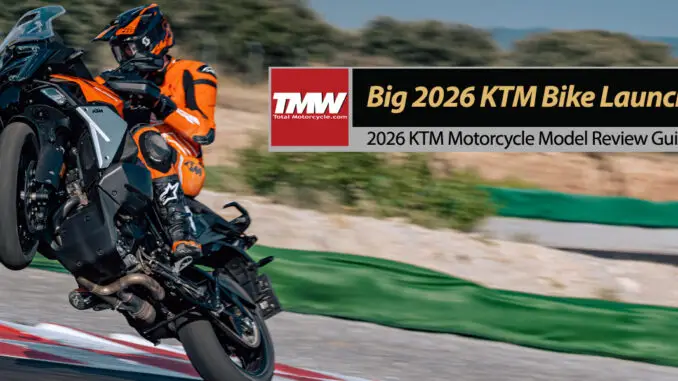 KTM is Back Again With Huge 2026 Motorcycle Model Release!