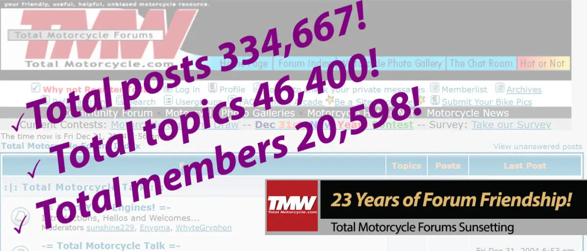 A Legendary Ride: TMW Forums Park but the Spirit Never Stops!