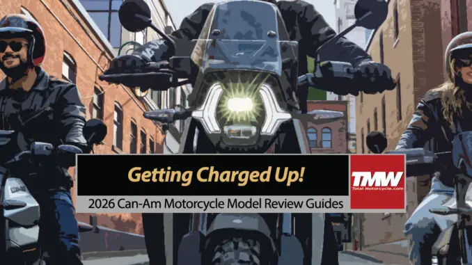 New 2026 Can-Am Motorcycles: Get Charged Up!
