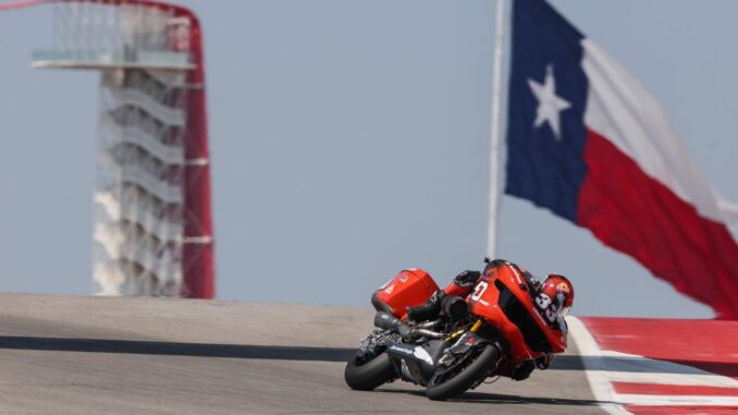 HARLEY-DAVIDSON® X DYNOJET FACTORY RIDER KYLE WYMAN CLINCHES 2025 MISSION KING OF THE BAGGERS CHAMPIONSHIP AT CIRCUIT OF THE AMERICAS Hayden Gillim Rides RevZilla/Vance & Hines Harley-Davidson to Race Win on Saturday Harley-Davidson Claims AFT Manufacturers Title as Briar Bauman Closes Season with Victory MILWAUKEE (September 15, 2025) – Harley-Davidson® x Dynojet Factory Race Team rider Kyle Wyman was crowned 2025 Mission King of the Baggers champion during the MotoAmerica double-header at Circuit of the Americas in Austin, Texas. Wyman, capping a dominating season in the series, secured his second King of the Baggers championship on Saturday aboard a race-prepared Harley-Davidson® Road Glide® motorcycle. With two races left on the schedule, his points lead in the class is insurmountable. RevZilla/Vance & Hines Harley-Davidson rider Hayden Gillim scored his second King of the Baggers series victory of the season on Saturday after setting a new track record to top King of the Bagger qualifying. On Sunday, Harley-Davidson® x Dynojet Factory Race Team rider Bradley Smith finished in third place for his third King of the Baggers podium finish of the season. “It’s hard to (put this moment into words),” said Wyman following the presentation of the champion’s #1 plate on Saturday. “This team deserves it. They’ve been working so hard to earn this position we were in this weekend. I just can’t thank them enough. Sticking behind me with three heart-breakers in a row, for us to get it done this year in this fashion is just amazing. We are having a hell of a year. My wife Hannah and I just welcomed our first child. He’s five weeks old. He’s here this weekend. We’ve got (James) Rispoli wrapping up the Super Hooligan championship on a Harley-Davidson for KWR Racing and now, once again, we are King of the Baggers champions. It’s been an incredible year and thanks to Harley-Davidson we will bring this number one back to Milwaukee. It’s a dream to be able to do something this important to so many people. You grow up as a racer and you want a factory ride but really you want what you’re doing to mean something. This means a hell of a lot.” With two races left on the 2025 Mission King of the Baggers schedule, Wyman has scored seven race wins, and three additional podium finishes in 12 races while building a lead in the series standings that now stands at 70 points. Wyman also leads all entrants in the King of the Baggers series with 25 career race wins. Wyman won the King of the Baggers championship in 2021, finished in third place in 2022 and 2023, and was second in the series in 2024. Saturday King of the Baggers results were dominated by Gillim, who rode a race-prepared Harley-Davidson® Road Glide® motorcycle to set a new track record for the class in qualifying with a lap of 2:12.975 around the 3.4-mile, 20-turn Circuit of the Americas course. Gillim next won the three-lap King of the Baggers Mission Challenge race by 3.025 seconds. In the 7-lap King of the Baggers main event, Gillim led from the start and by the second lap had a 1.3-second lead over Factory Indian riders Loris Baz and Troy Herfoss, Wyman and Harley-Davidson® x Dynojet Factory Race Team rider Bradley Smith. Herfoss dropped off the leader’s pace after two laps and by mid-race Gillim’s lead stretched to more than two seconds. RevZilla/Vance & Hines Harley-Davidson rider Rocco Landers charged up from eighth on the starting grid to pass Smith and Wyman and battled with Baz for second place in the closing laps. Gillim crossed the finish line 3.317 second clear of Baz, with Landers in third 0.111 seconds behind Baz. Wyman finished fourth ahead of Smith and Harley-Davidson® x Dynojet Factory Race Team rider James Rispoli. “This crew from Vance and Hines has really been working hard all season,” said Gillim following his second victory of the season. “My start was good and I made it to the front through the first turn and just put my head down.” The Sunday King of the Baggers main event started with a close call for Wyman and Gillim, as the two Harley-Davidson riders came together in the tight first turn. Both riders remained upright and Wyman held the lead as Gillim dropped back to fifth place. Wyman led the first three laps with Herfoss, Baz, and a charging Gillim on his rear wheel. Herfoss passed Wyman for the lead on lap four and opened a half-second gap. Gillim passed Wyman to claim second place on lap 6 but ran off the track later on that lap and rejoined the field in ninth place. On the final lap Wyman ran onto the curbing trying to chase down Herfoss, went off the track and was not able to continue. Herfoss led Baz across the finish line by 1.447 seconds. Smith finished third, 7.014 seconds behind Baz. “Today patience got me on the podium,” said Smith. “I’ll take the 16 points and the bonus. Kyle Wyman is King of the Baggers champion and tonight the team will go out and celebrate that number one and take it back to Milwaukee, so we are pumped.” After 12 of 14 rounds in the 2025 MotoAmerica Mission King of the Baggers series, Kyle Wyman leads in series points with 240, followed by Baz with 170, Herfoss with 158 points, Factory Indian rider Tyler O’Hara with 128 points, Gillim with 127 points, Rispoli with 110 points, and Smith with 103 points. The Harley-Davidson® x Dynojet Factory Race Team concludes the 2025 Mission King of the Baggers season September 26-28 at the MotoAmerica Superbikes at New Jersey weekend at New Jersey Motorsports Park in Millville, N.J. The Mission King of the Baggers series features race-prepared American V-Twin touring motorcycles competing in 14 races over seven doubleheader weekends held in conjunction with the MotoAmerica Superbike series. Harley-Davidson® x Dynojet Factory Race Team Road Glide® motorcycles are powered by modified Screamin’ Eagle® Milwaukee-Eight® 131 Performance Crate Engines. The team bikes also feature upgraded suspension components, including Screamin' Eagle/Öhlins Remote Reservoir Rear Shocks, plus competition exhaust, race tires and lightweight bodywork. The Harley-Davidson® x Dynojet Factory Race Team is sponsored by Rockford Fosgate®, Mission® Foods, Brembo®, Öhlins®, Akrapovič, SYN3® lubricants, and Screamin’ Eagle® Performance Parts and Accessories. MotoAmerica Mission King of the Baggers Race Results - Circuit of the Americas Race 1 1. Hayden Gillim (H-D) RevZilla/Vance & Hines Harley-Davidson 2. Loris Baz (Ind) S&S/Indian Motorcycle 3. Rocco Landers (H-D) RevZilla/Vance & Hines Harley-Davidson 4. Kyle Wyman (H-D) Harley-Davidson® x Dynojet Factory Race Team 5. Bradley Smith (H-D) Harley-Davidson® x Dynojet Factory Race Team 6. James Rispoli (H-D) Harley-Davidson® x Dynojet Factory Race Team 7. Troy Herfoss (Ind) S&S/Indian Motorcycle 8. Tyler O’Hara (Ind) S&S/Indian Motorcycle 9. Jake Lewis (H-D) Saddlemen Race Development 10. Cory West (H-D) Saddlemen Race Development 11. Kyle Ohnsorg (Ind) TAB Performance Racing 12. Max Flinders (H-D) Lyndall Brakes/M3 MotoAmerica Mission King of the Baggers Race Results - Circuit of the Americas Race 2 1. Troy Herfoss (Ind) S&S/Indian Motorcycle 2. Loris Baz (Ind) S&S/Indian Motorcycle 3. Bradley Smith (H-D) Harley-Davidson® x Dynojet Factory Race Team 4. Cameron Petersen (Ind) SDI Racing 5. James Rispoli (H-D) Harley-Davidson® x Dynojet Factory Race Team 6. Cory West (H-D) Saddlemen Race Development 7. Jake Lewis (H-D) Saddlemen Race Development 8. Hayden Gillim (H-D) RevZilla/Vance & Hines Harley-Davidson 9. Kyle Ohnsorg (Ind) TAB Performance Racing 10. Tyler O’Hara (Ind) S&S/Indian Motorcycle 11. Max Flinders (H-D) Lyndall Brakes/M3 Bauman Closes Progressive American Flat Track Season with Victory In the final race of the 2025 Progressive American Flat Track season on September 13, Rick Ware Racing/Parts Plus/Latus Motors rider Briar Bauman rode a Harley-Davidson® XG750R motorcycle to win the SuperTwins main event at the Arby's Lake Ozark Short Track presented by Arrowhead Brass at Lake Ozark Speedway in Eldon, Missouri. The victory was the eighth of the season for Bauman in the 16-race series. Bauman topped qualifying for the event, won his heat race and the #2Fast2Tasty Challenge bonus race. Mission Roof Systems Harley-Davidson rider Brandon Robinson finished second in the main event to give Harley-Davidson a season finale 1-2 and the 2025 Mission AFT SuperTwins Manufacturers Championship. At the conclusion of a season-long battle for the SuperTwins championship, Bauman finished second to Yamaha rider Dallas Daniels by six points. Robinson finished third in the season standings. Daniels won the 2025 AFT Mission SuperTwins championship with 6 race wins and 313 points. Bauman is second with 8 victories and 307 points, followed by Robertson with one win and 217 points. Mission SuperTwins Race Results – Ozark Short Track (Top 10) 1. Briar Bauman (H-D) Rick Ware Racing/Parts Plus/Latus Motors 2. Brandon Robinson (H-D) Mission Food/Roof Systems 3. Dallas Daniels (Yam) Estenson Racing 4. Trent Lowe (Hon) American Honda/Progressive Insurance/Mission Foods 5. Bronson Bauman (Yam) Mike Butler Racing/Mission Foods/Roof Systems of Dallas 6. Davis Fisher (KTM) Rackley Racing/Bob Lanphere’s BMC Racing 7. Declan Bender (Yam) Memphis Shades/Black Hills Powersports 8. Max Whale (RE) Moto Anatomy X Royal Enfield/Fairway Ford/Parts Unlimited 9. Dan Bromley (Suz) Memphis Shades/Corbin/Vinson Construction 10. Ben Lowe, (Yam) Mission Foods/Roof Systems ### About Harley-Davidson Harley-Davidson, Inc. is the parent company of Harley-Davidson Motor Company and Harley-Davidson Financial Services. Our vision: Building our legend and leading our industry through innovation, evolution and emotion. Our mission: More than building machines, we stand for the timeless pursuit of adventure. Freedom for the soul. Since 1903, Harley-Davidson has defined motorcycle culture with an expanding range of leading-edge, distinctive and customizable motorcycles in addition to riding experiences and exceptional motorcycle accessories, riding gear and apparel.